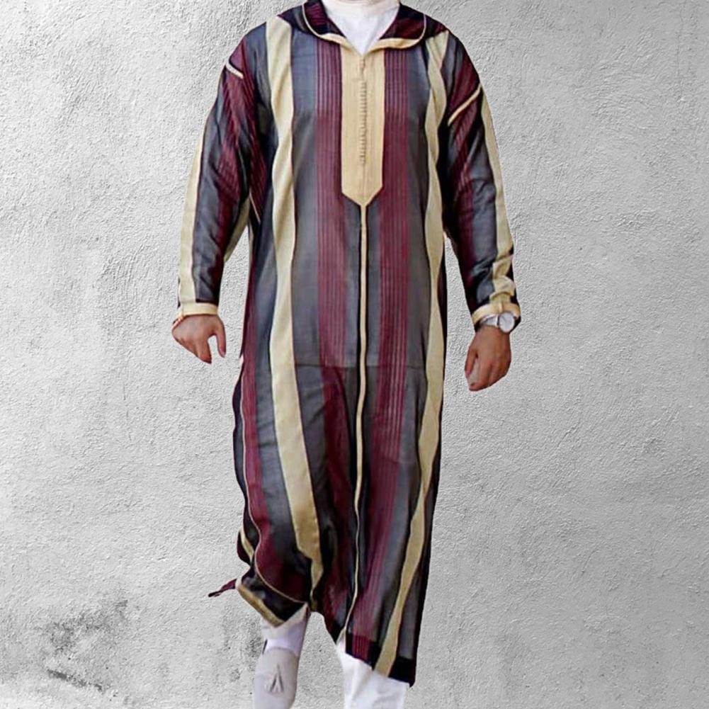 Men Muslims Fashion Abaya Jubba Thobes ...